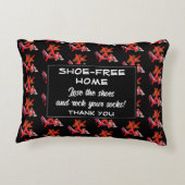 靴を履かない家へようこそ アクセントクッション (裏面)