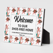 靴を履かない家へようこそ フォトプラーク (側面)