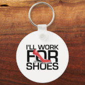 靴を履くために働くT型 キーホルダー (正面)