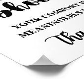 靴を脱いで心地よいが意味がある ポスター (角)