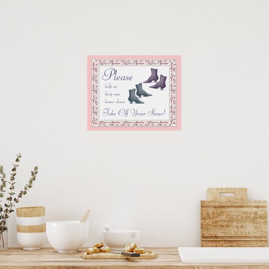 靴を脱いで ポスター (キッチン)