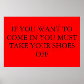 靴を脱ぐ ポスター (正面)