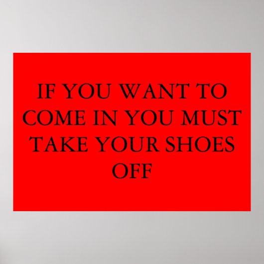 靴を脱ぐ ポスター (正面)