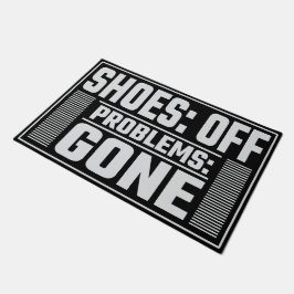 靴オフ、玄関遠くにエリアのストレス ドアマット