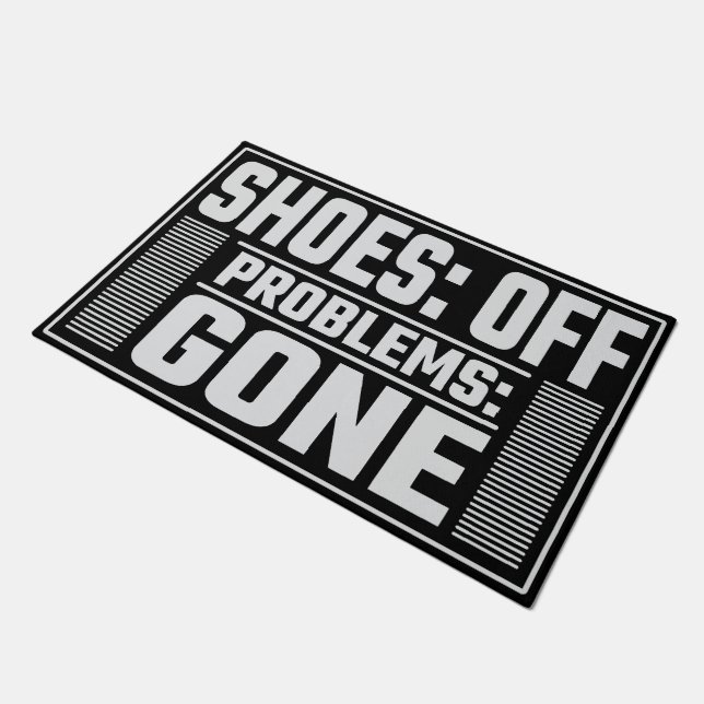 靴オフ、玄関遠くにエリアのストレス ドアマット (アングル)