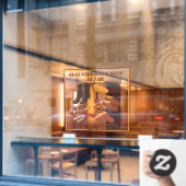 靴カスタマイズハンドバッグ修理店事業 ウィンドウサイン (カフェ窓)