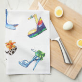 靴キッチンタオル キッチンタオル (四つ折り)