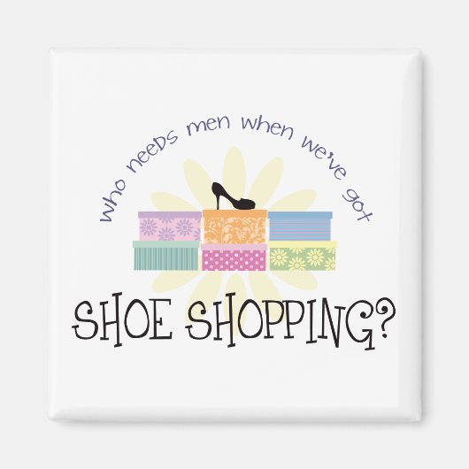 靴ショッピング マグネット (正面)