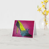 靴スタイリッシュカード カード (黄色い花)