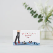 靴ビジネス名刺 名刺 (スタンド正面)