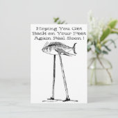 靴ユーモアのあるで竹馬の魚がよくカードになる カード (スタンド正面)