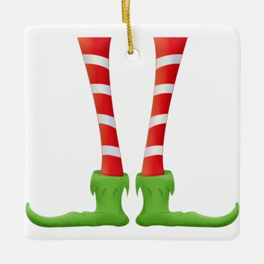 靴下だ！その靴は！セラミックオーナメント セラミックオーナメント (正面)