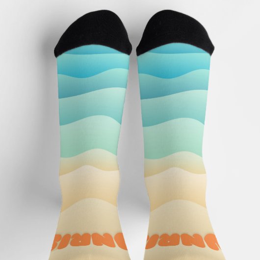 靴下にサンライズ ソックス (上部)