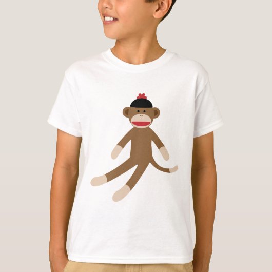 靴下のサル Tシャツ (正面)