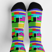 靴下の丈七アート素焼き ソックス (上部)