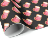 靴下の格言カスタマイズ色 ラッピングペーパー (ロールコーナー)