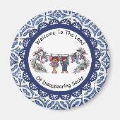 靴下の消える磁石の国へようこそ マグネット (正面)