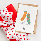 靴下みたいでミスマッチになる カード