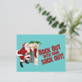 靴下を外に出せ！ ポストカード (スタンド正面)