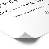 靴下ゲームの数を推測する |ニュートラルベビーシャワー ポスター (角)