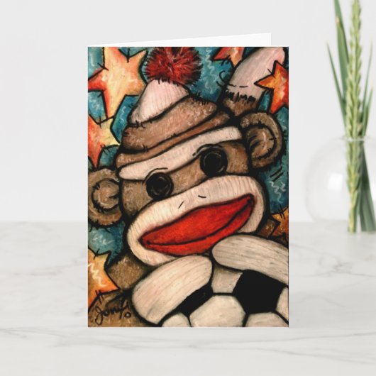 靴下ザル カード (正面)