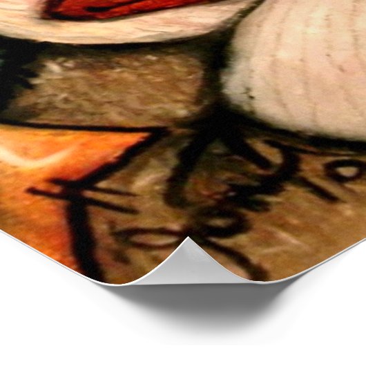 靴下ザル ポスター (角)