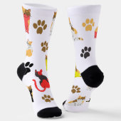 靴下スタイリッシュ猫 ソックス (傾斜あり)