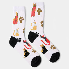 靴下スタイリッシュ猫 ソックス