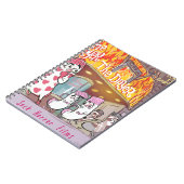 靴下ホラーフィルムザドライヤーおもしろい ノートブック (左側)