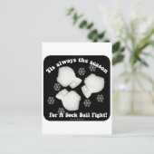 靴下ボール・ファイト！ ポストカード (スタンド正面)