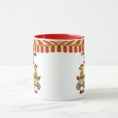 靴下モンキーサーカス2子供の名前の親ギフト マグカップ (中央)