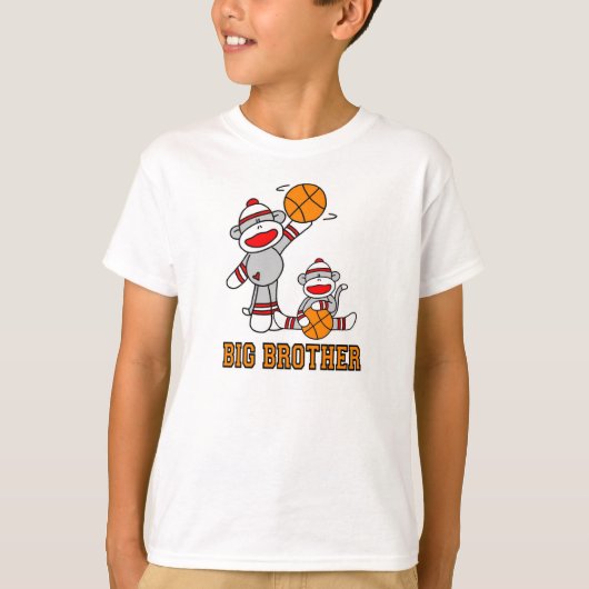靴下モンキーバスケットボール大兄 Tシャツ (正面)