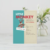 靴下モンキー招待状回転1! 招待状 (スタンド正面)