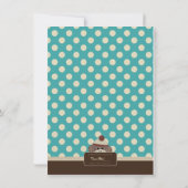 靴下モンキー招待状回転1! 招待状 (裏面)