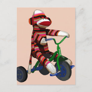 靴下三輪車 ポストカード