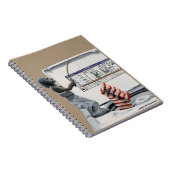 靴下刑事魚釣りファンタジースパイラルノート ノートブック (右側)