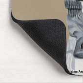 靴下刑事魚釣り泥棒ファンタジーアートマウスパッド マウスパッド (コーナー)