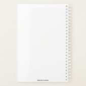 靴下刑事魚釣り犯罪ファンタジー芸術プランナー プランナー手帳 (裏面)