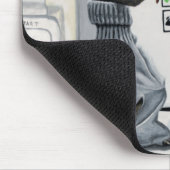 靴下刑事魚釣り犯罪ファンタジー芸術マウスパッド マウスパッド (コーナー)