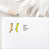 靴下差出人住所ラベル ラベル (インサイチュ)