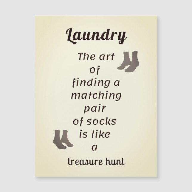 靴下探し喜び洗濯の日 (正面)