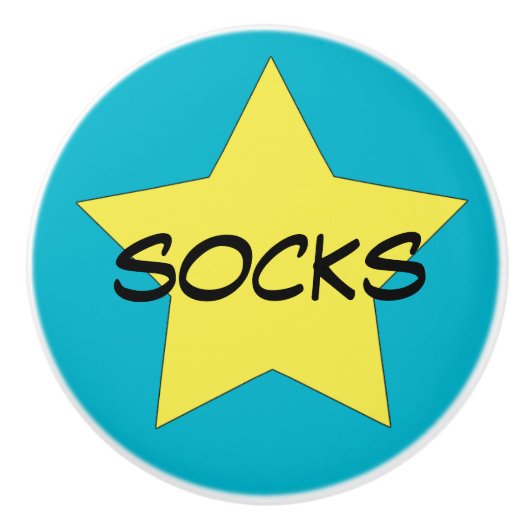 靴下服団体や組織引出しノブ セラミックノブ (正面)