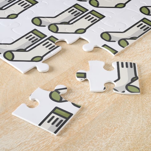 靴下 ジグソーパズル (側面)