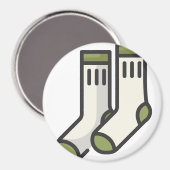 靴下 マグネット (正面/裏面)