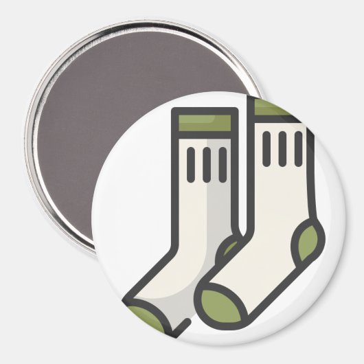 靴下 マグネット (正面/裏面)