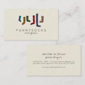 靴下 名刺 (正面/裏面)