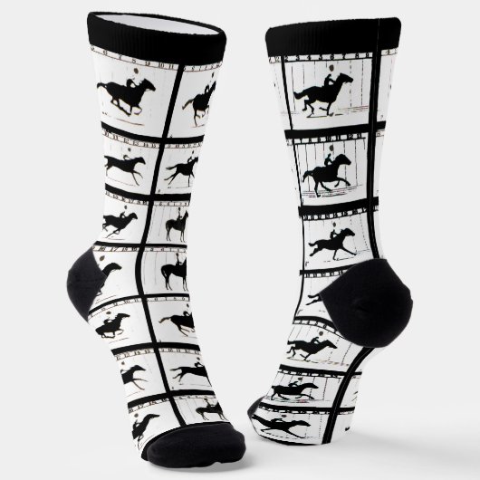 靴下 – 移動中の馬 (傾斜あり)