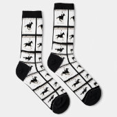 靴下 – 移動中の馬 (右)