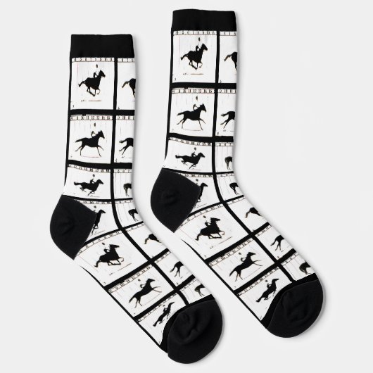 靴下 – 移動中の馬 (右)