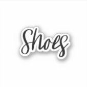 靴保管シール シール (正面)